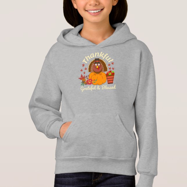 Thanksgiving Thanksgiving Sweat - shirt à capuche  (Devant)