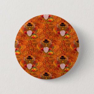 Thanksgiving-Truthahn Button
