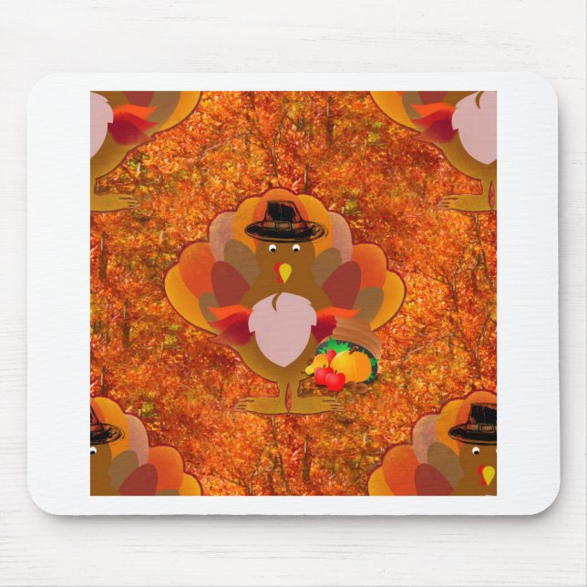 Thanksgiving-Truthahn Mousepad (Vorne)