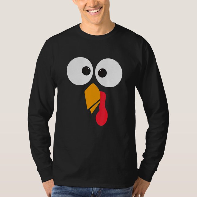 Thanksgiving Turkey Face Matching Family Costume C T-Shirt (Vorderseite)