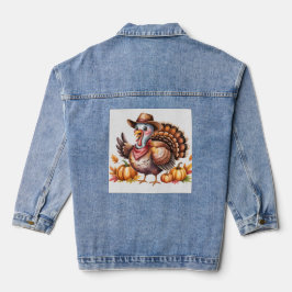 Thanksgiving turkey fall  jeansjacke