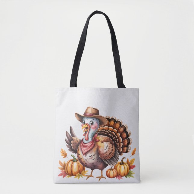Thanksgiving turkey fall  tasche (Vorderseite)