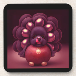 Thanksgiving Turkey-Poodle Hybrid Creature Getränkeuntersetzer