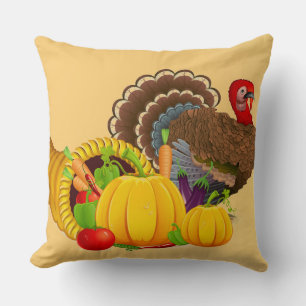 Thanksgiving Turquie Coussin
