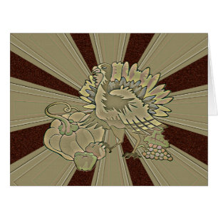 Thanksgiving Turquie sculpté -