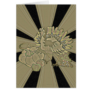 Thanksgiving Turquie sculpté -