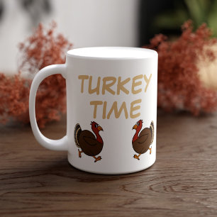 Thanksgiving Turquie Time Drôle Bird Coffee Mug
