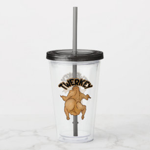Thanksgiving-Twerkey-Acryl-Tumbler Acryltrinkbecher
