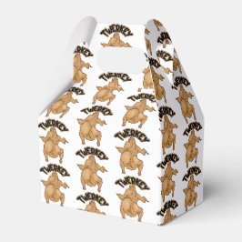 Thanksgiving Twerkey Favor Box Geschenkschachtel