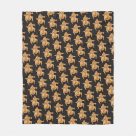 Thanksgiving Twerkey Fleece Blanket