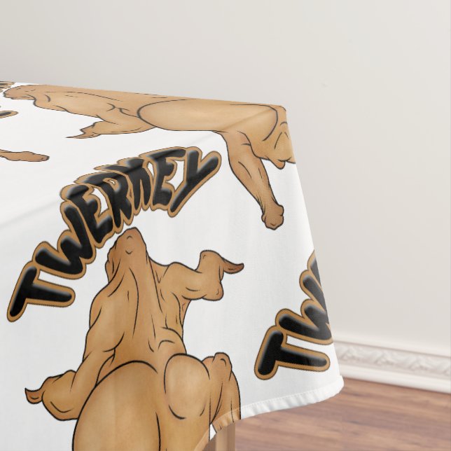 Thanksgiving Twerkey Tablecloth Tischdecke (Beispiel)