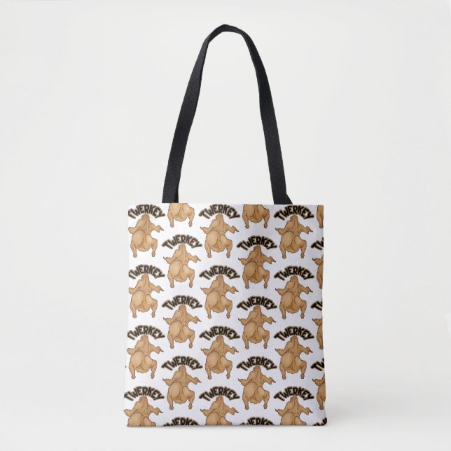 Thanksgiving Twerkey Tote Bag Tasche (Vorderseite)
