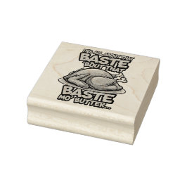 Thanksgiving Wood Art Stamp Gummistempel