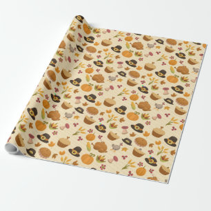 Thanksgiving Wrapping Paper Geschenkpapier