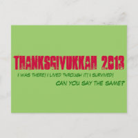 Thanksgivukkah 2013 - Carte postale