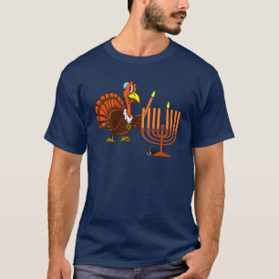 Thanksgivukkah kundengerechter T - Shirt