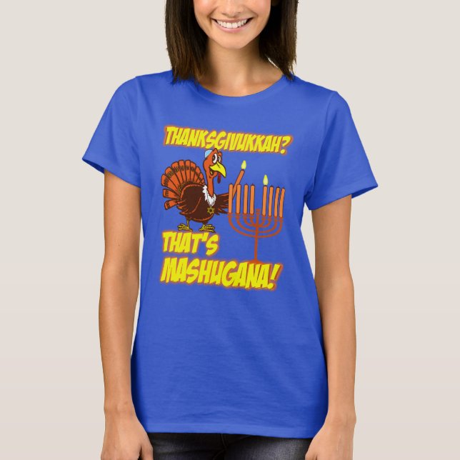 Thanksgivukkah Mashugana T - Shirt (Vorderseite)