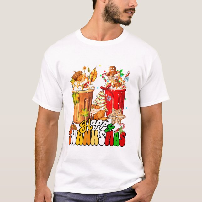Thanksmas Coffee Latte T-Shirt (Vorderseite)