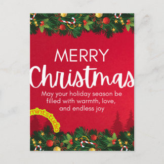 Thanku card feiertagspostkarte