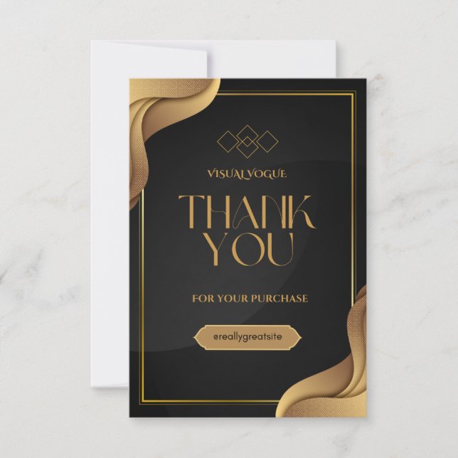 Thankyou Card Dankeskarte (Vorderseite)