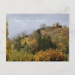 Thann im Herbst, Elsass, Frankreich Postkarte