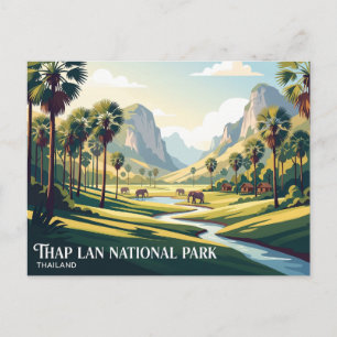 Thap Lan Nationalpark Thailand Postkarte