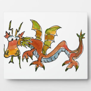 Thar Be Dragons Fotoplatte