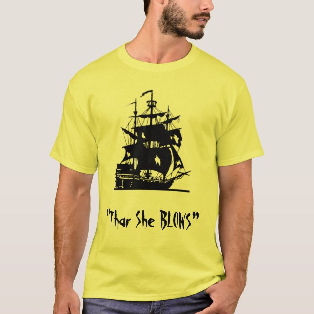 "Thar, den sie DURCHBRENNT " T-Shirt (Vorderseite)