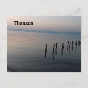 Thassoblick von Skala Rachoni Postkarte