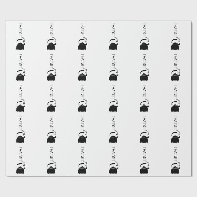 That is it streaming text from kettle geschenkpapier (Flach)