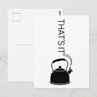 That is it streaming text from kettle postkarte