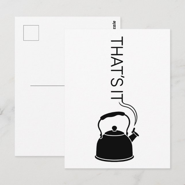 That is it streaming text from kettle postkarte (Vorne/Hinten)