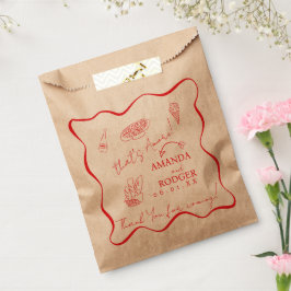 That’s Amore Italian Doodles Wedding  Geschenktütchen