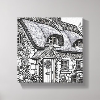 Thatch Hütte #20 Leinwanddruck