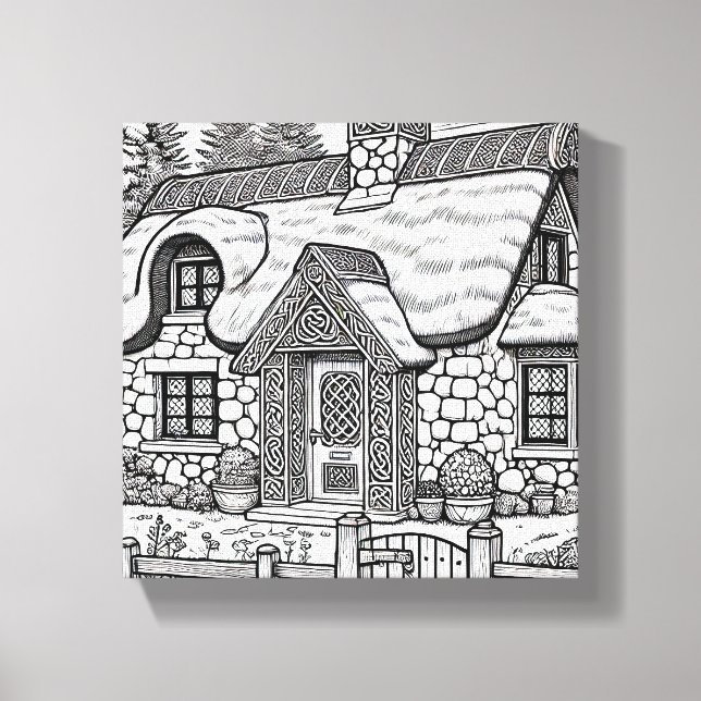Thatch Hütte #32 Leinwanddruck (Vorderseite)