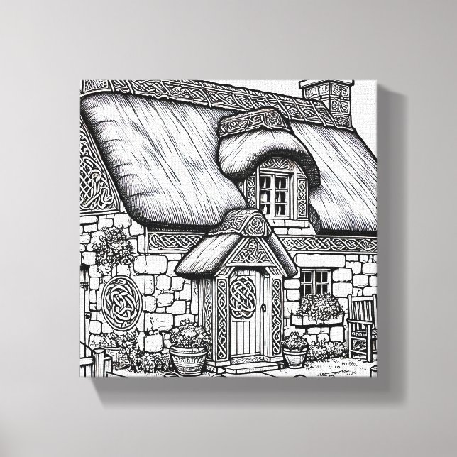 Thatch Hütte #33 Leinwanddruck (Vorderseite)