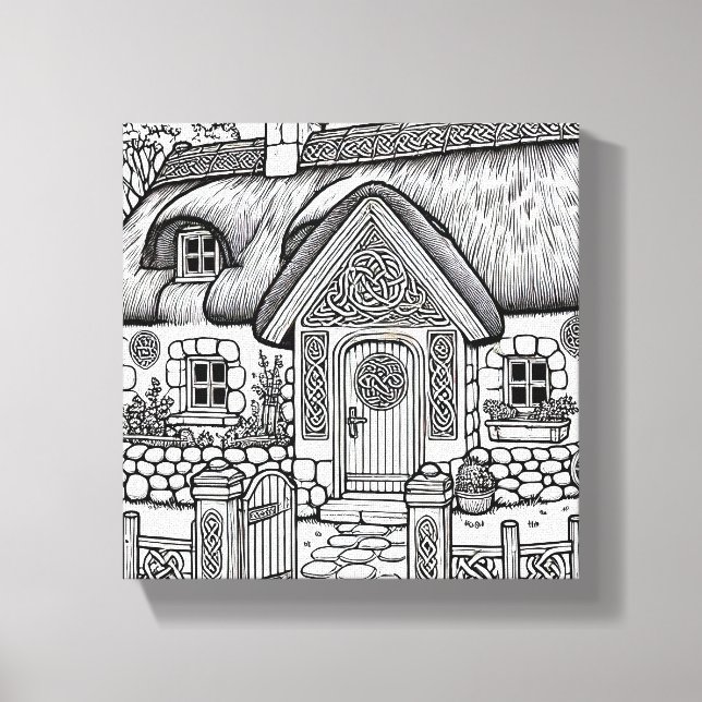 Thatch Hütte #35 Leinwanddruck (Vorderseite)
