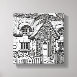 Thatch Hütte #38 Leinwanddruck