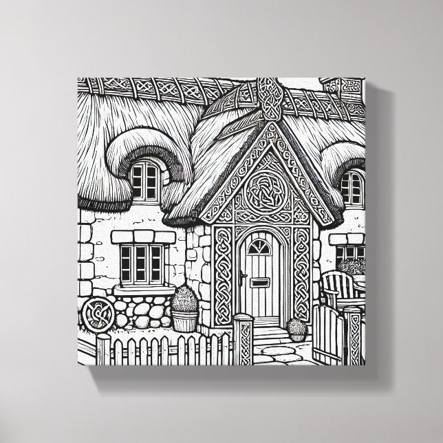 Thatch Hütte #38 Leinwanddruck (Vorderseite)
