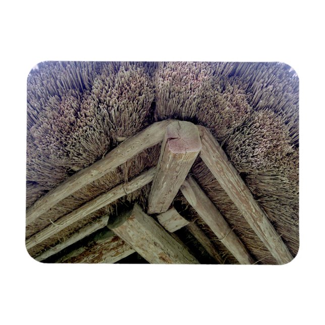 Thatch Roof, Rumsiskes Museum, LITAUEN - Magnet (Horizontal)
