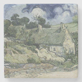 Thatched Hütten Cordeville durch Vincent van Gogh Steinuntersetzer