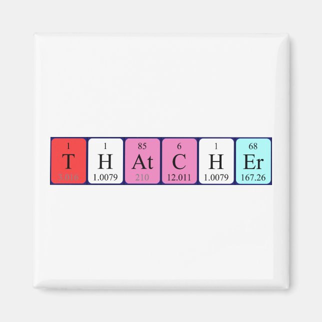 Thatcher Periodenmagnet Magnet (Vorne)