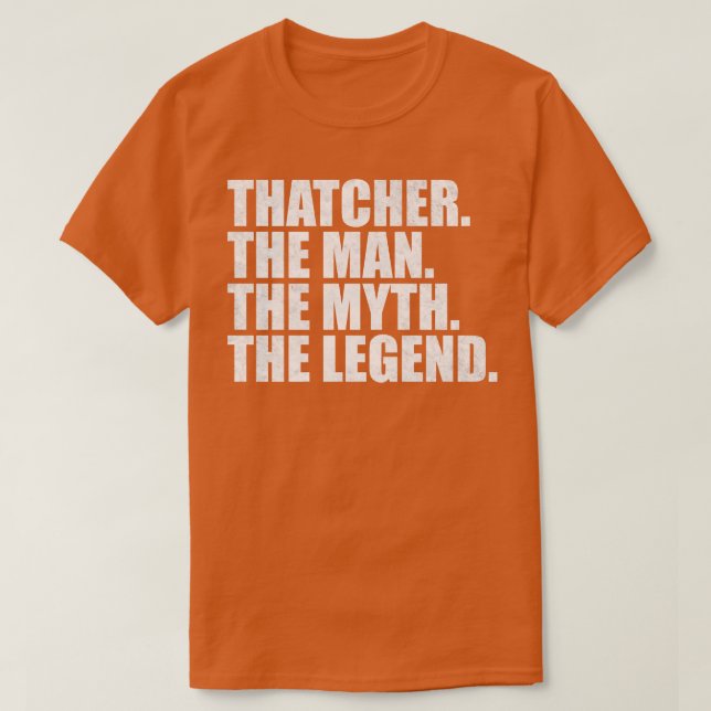 ThatcherThatcher Name Thatcher mit Namen T-Shirt (Design vorne)