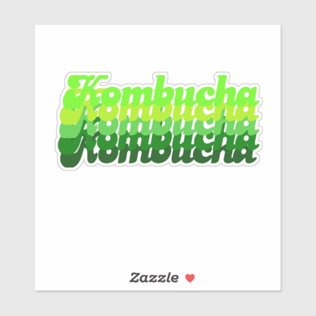 Thats 70's Kombucha - Sticker Vinyl (Feuille)