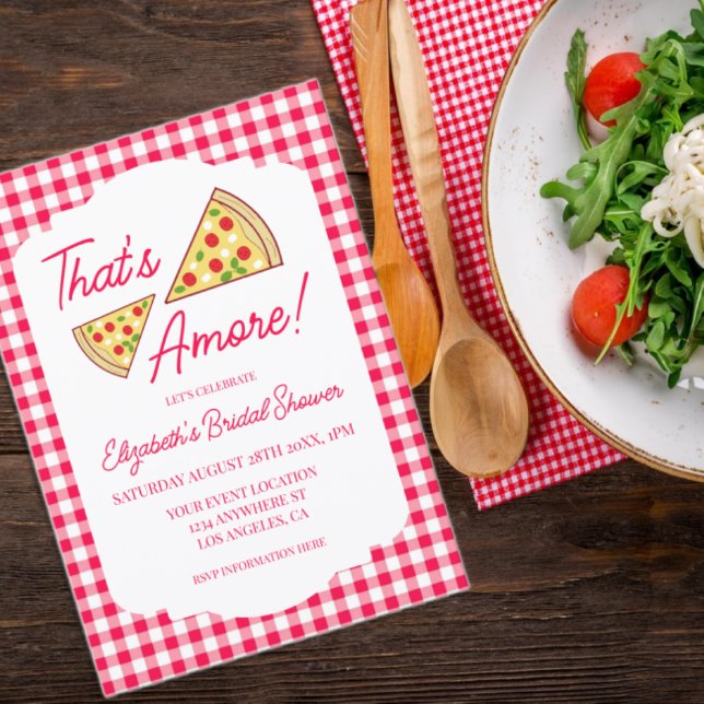 That's Amore Bridal Shower Einladung (Von Creator hochgeladen)