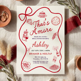 That's Amore Bridal Shower Invitation Einladung