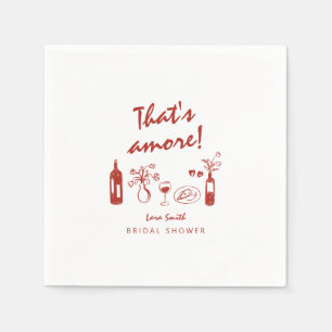 That's Amore Italienische Braut Brautparty Serviet Serviette