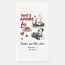That's Amore Italienische Funky Hochzeit Brautpart