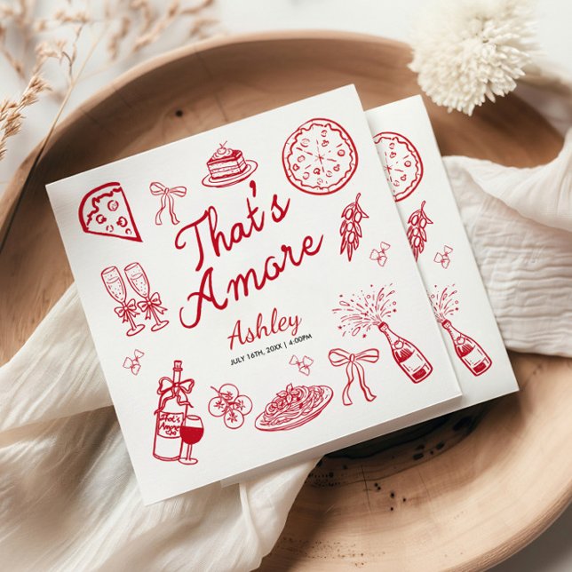 That's Amore Junggesellinnen-Abschied  Serviette (Von Creator hochgeladen)