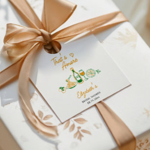 That's Amore Rustikale Italienische Brautparty Geschenkanhänger